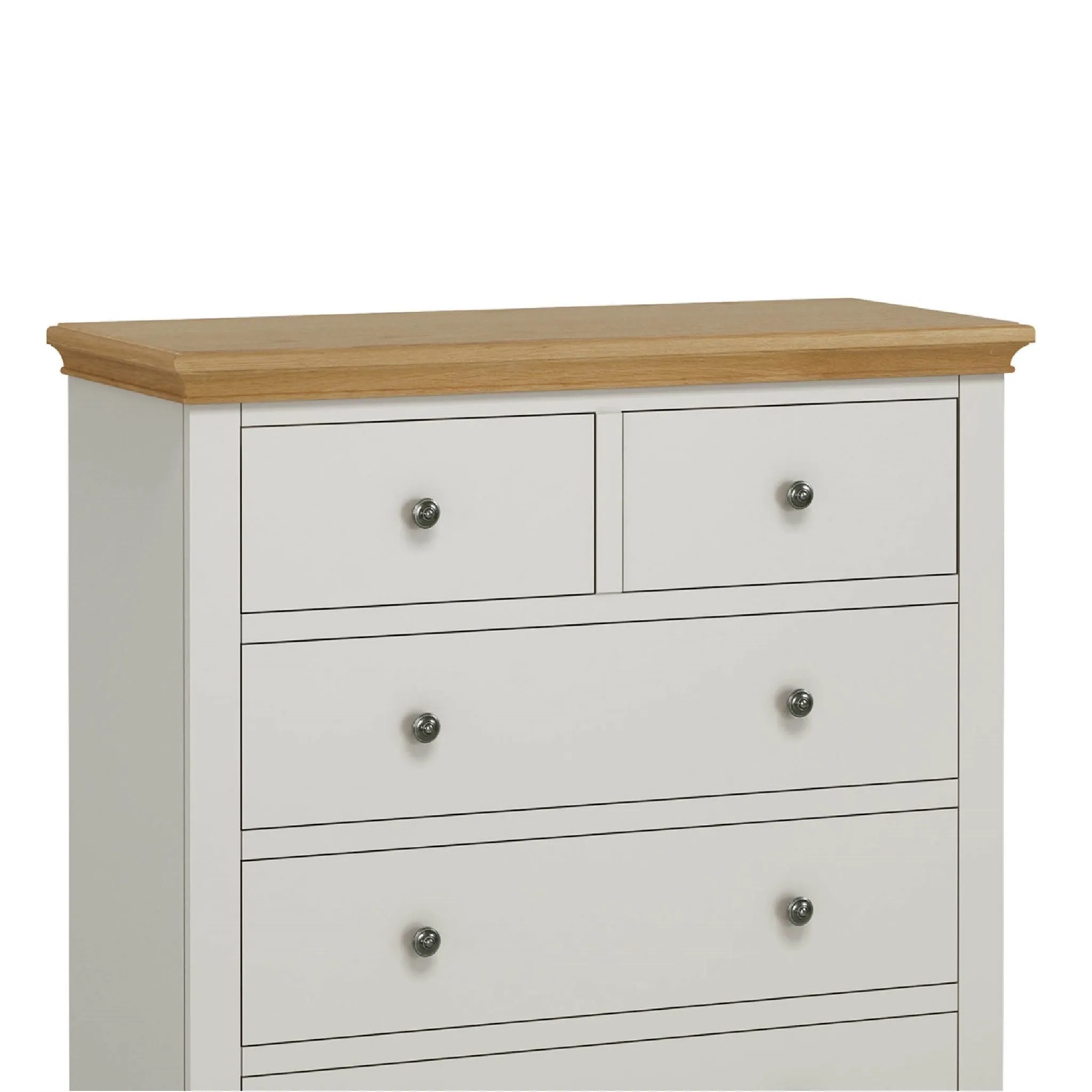 Normandy Grey 2 over 3 Drawer Chest