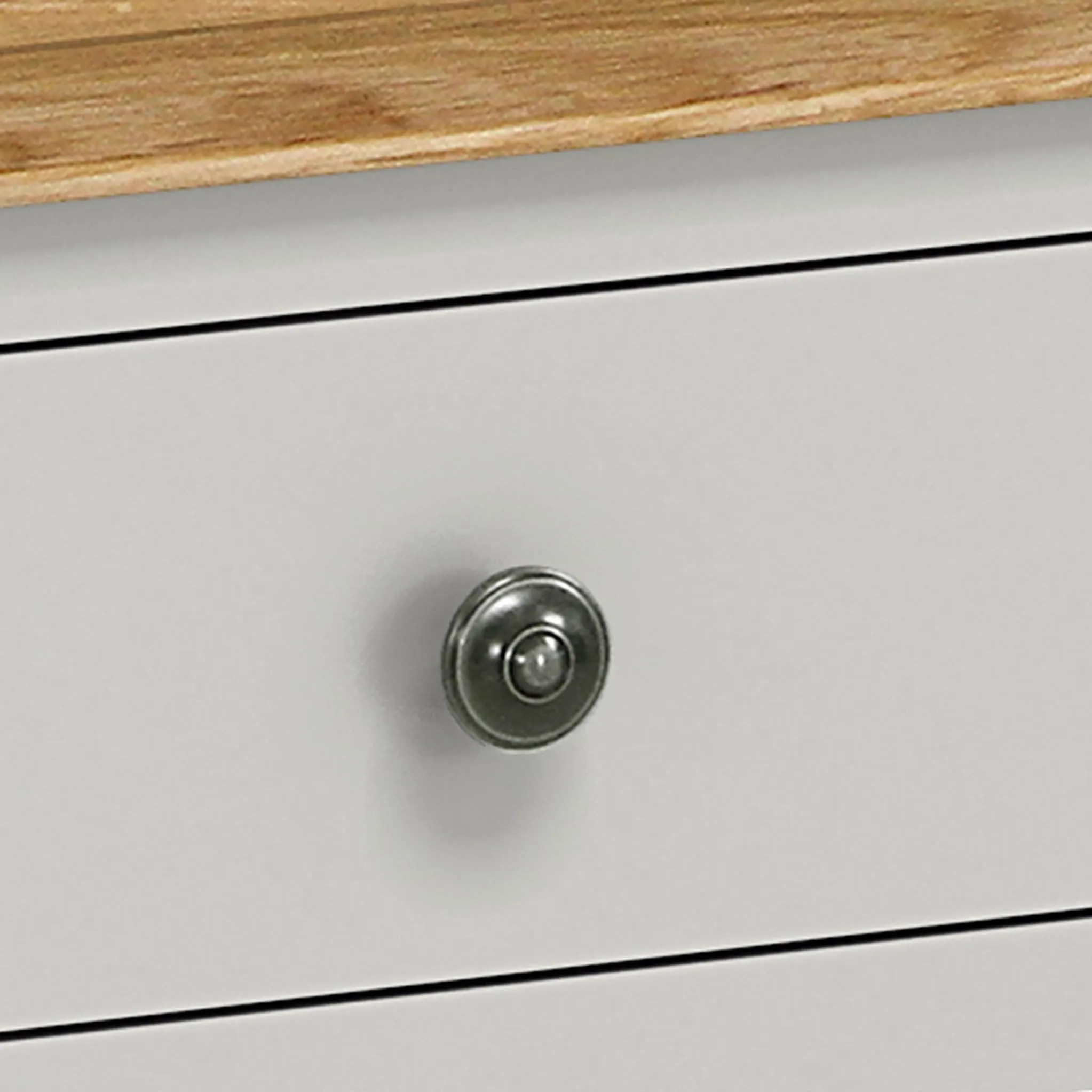 Normandy Grey 2 over 3 Drawer Chest