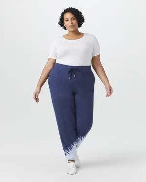 Norna Cotton-Blend Jogger | Navy / White