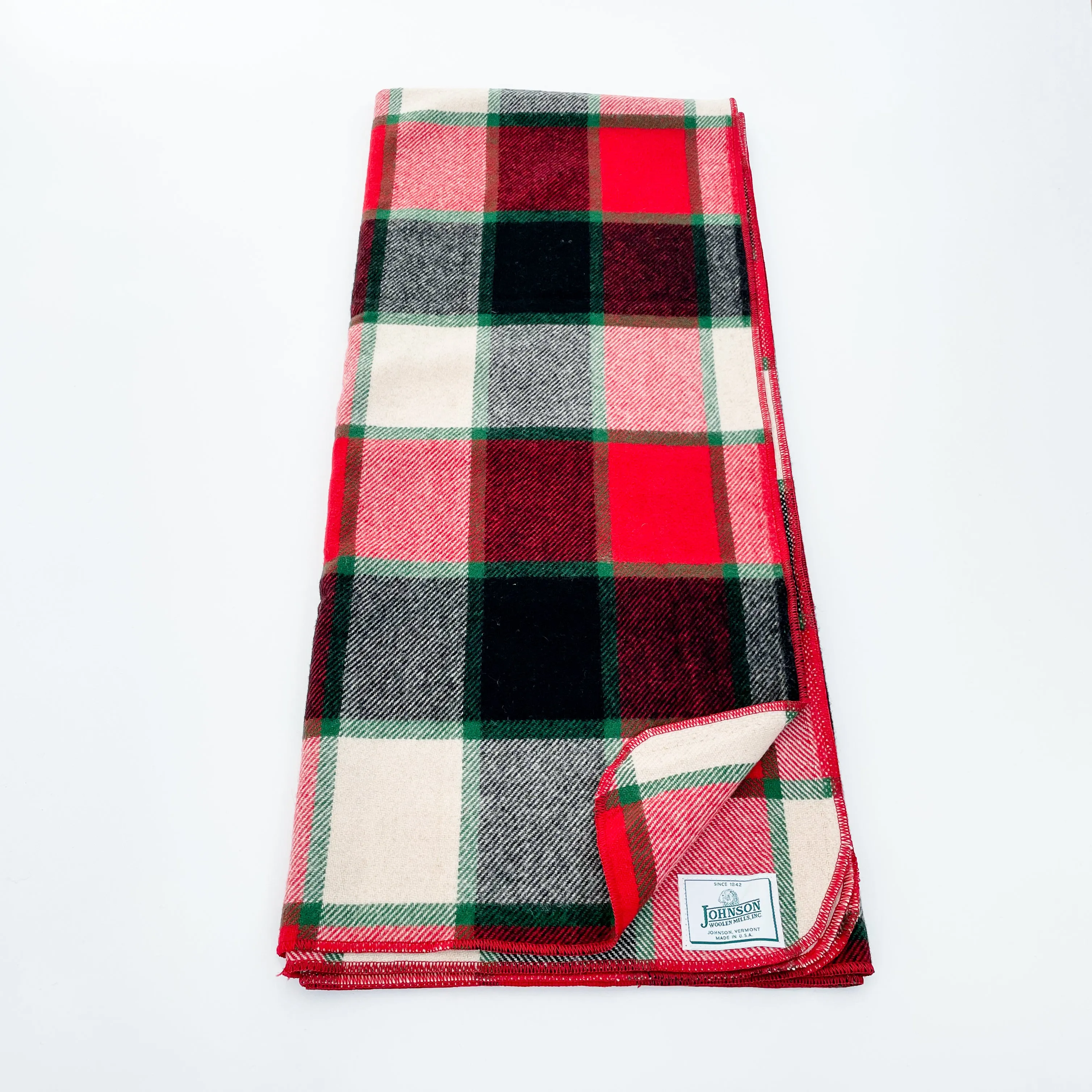 Norris Wool Throw - Old Canadian Plaid