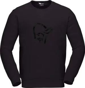 Norrøna Unisex Norrøna Crew Neck Caviar | Buy Norrøna Unisex Norrøna Crew Neck Caviar here | Outnorth