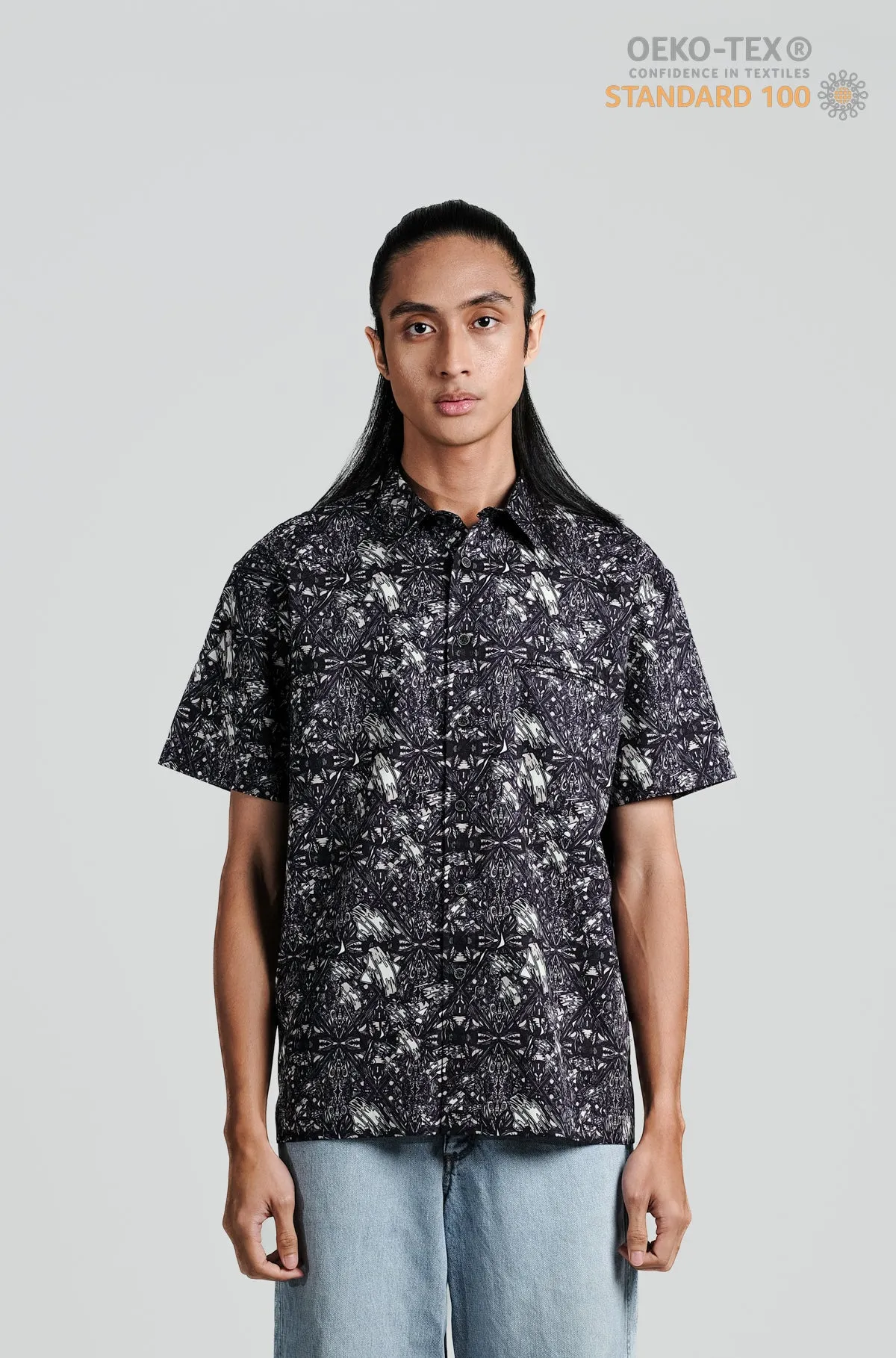 Nusantara Modern Fit Gasing in Lunar Rock-B