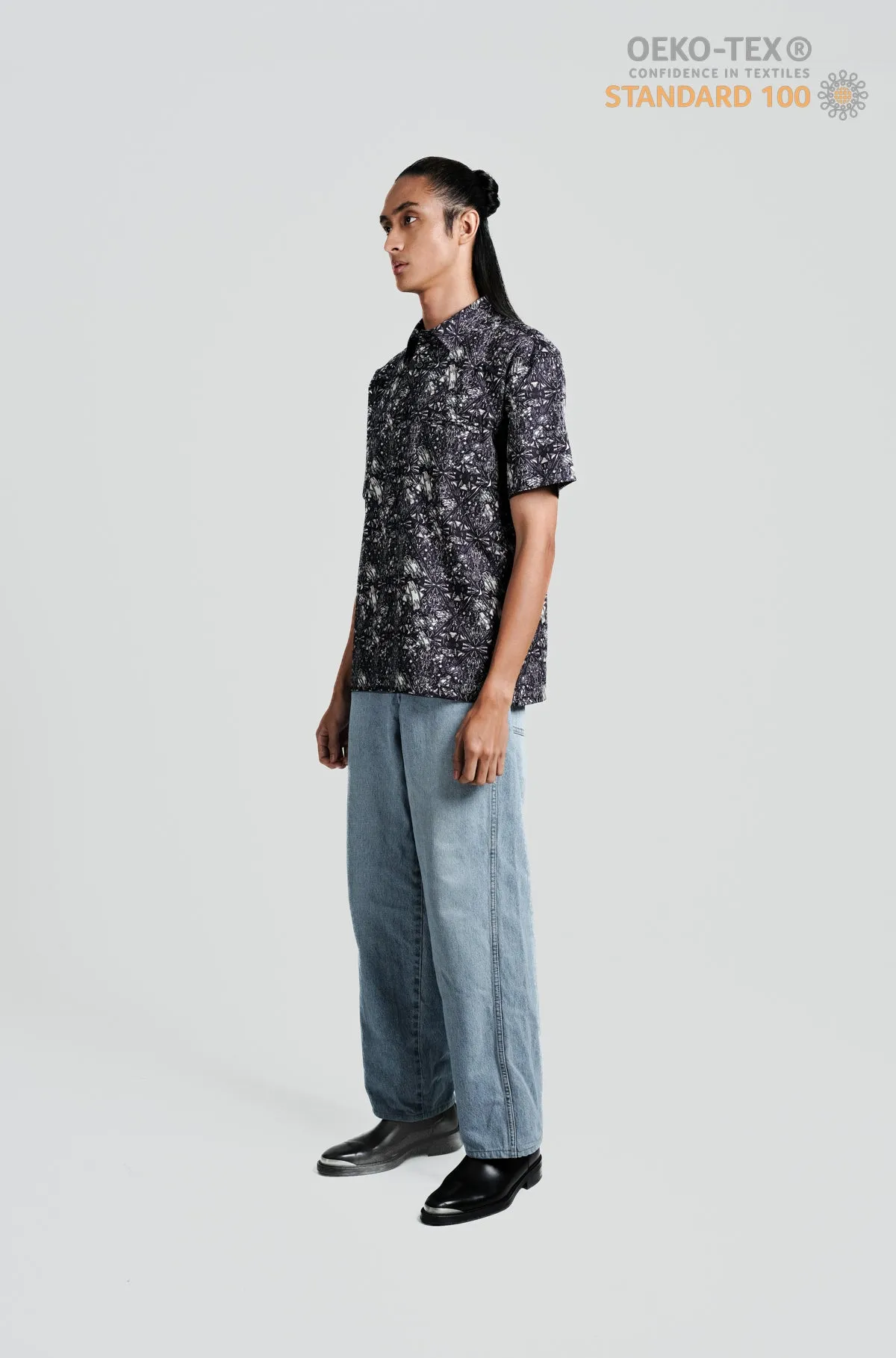 Nusantara Modern Fit Gasing in Lunar Rock-B