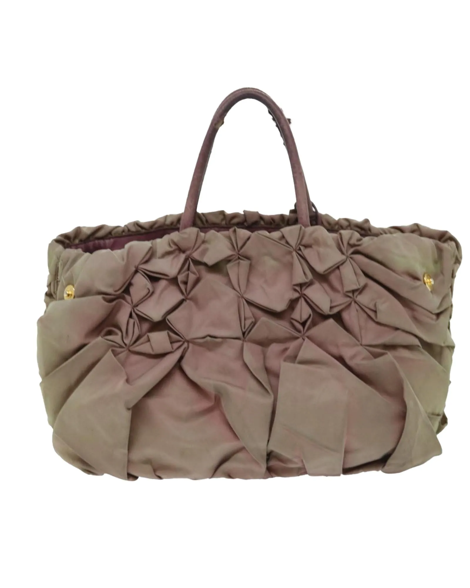 Nylon Hand Bag in Pink