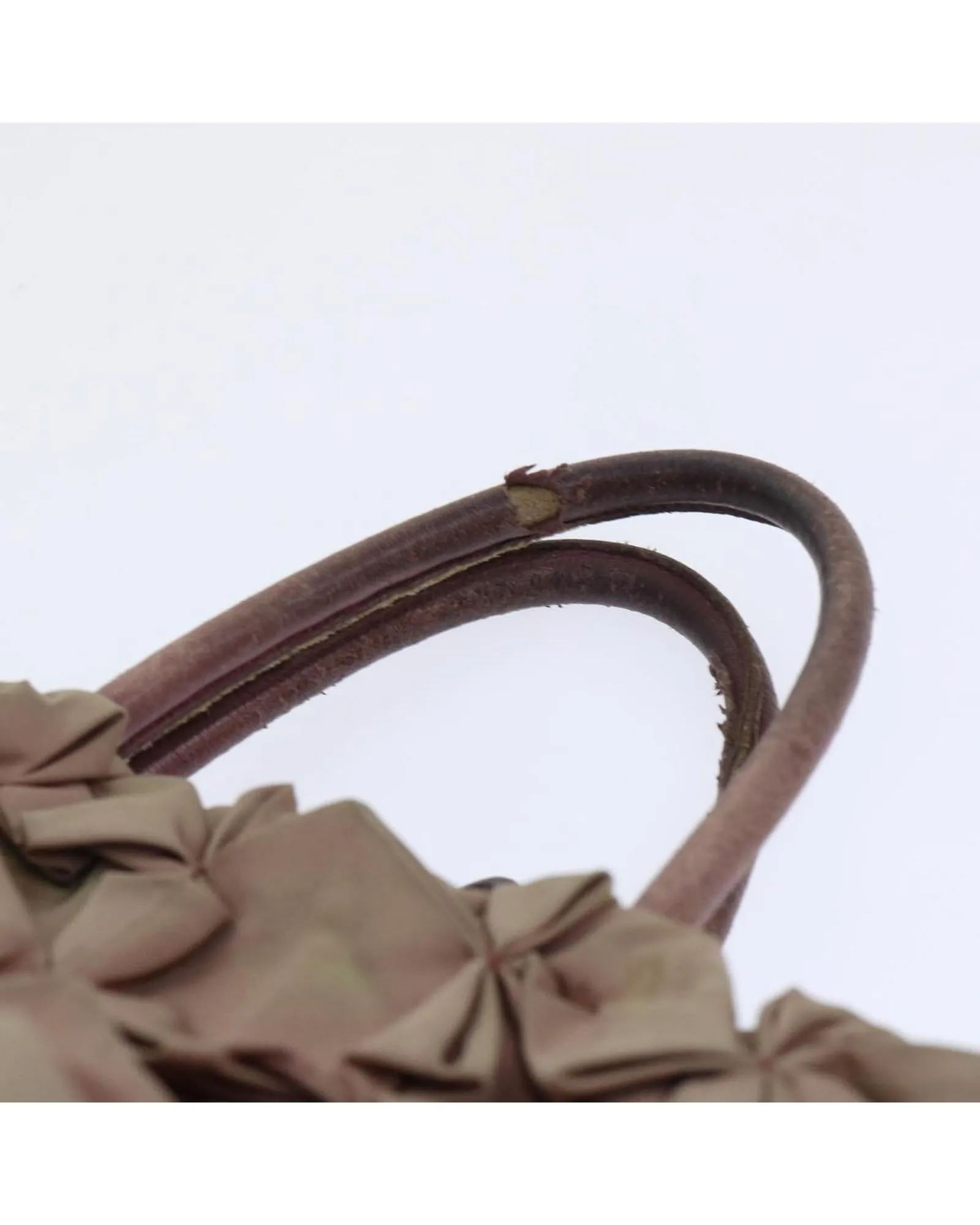 Nylon Hand Bag in Pink