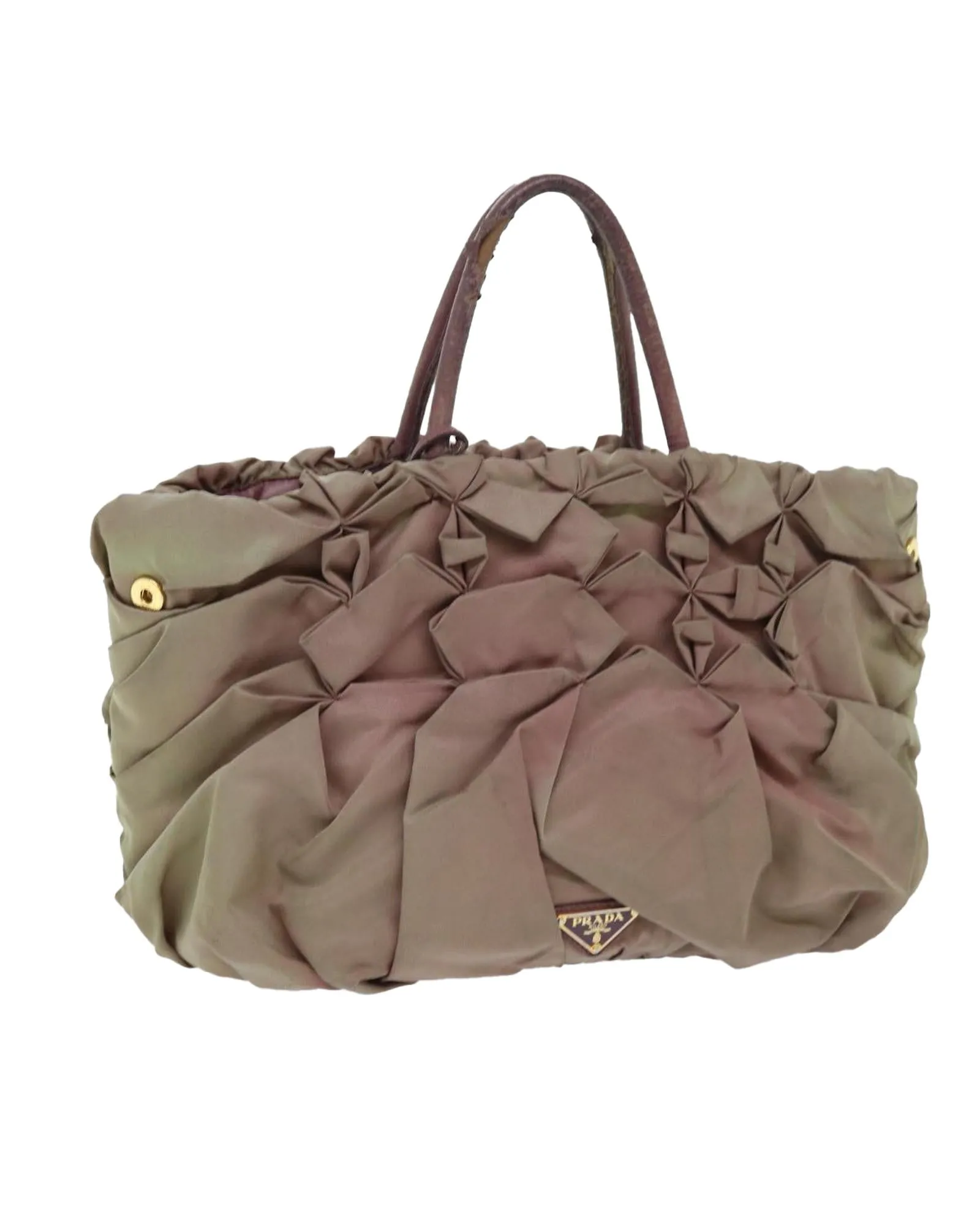 Nylon Hand Bag in Pink