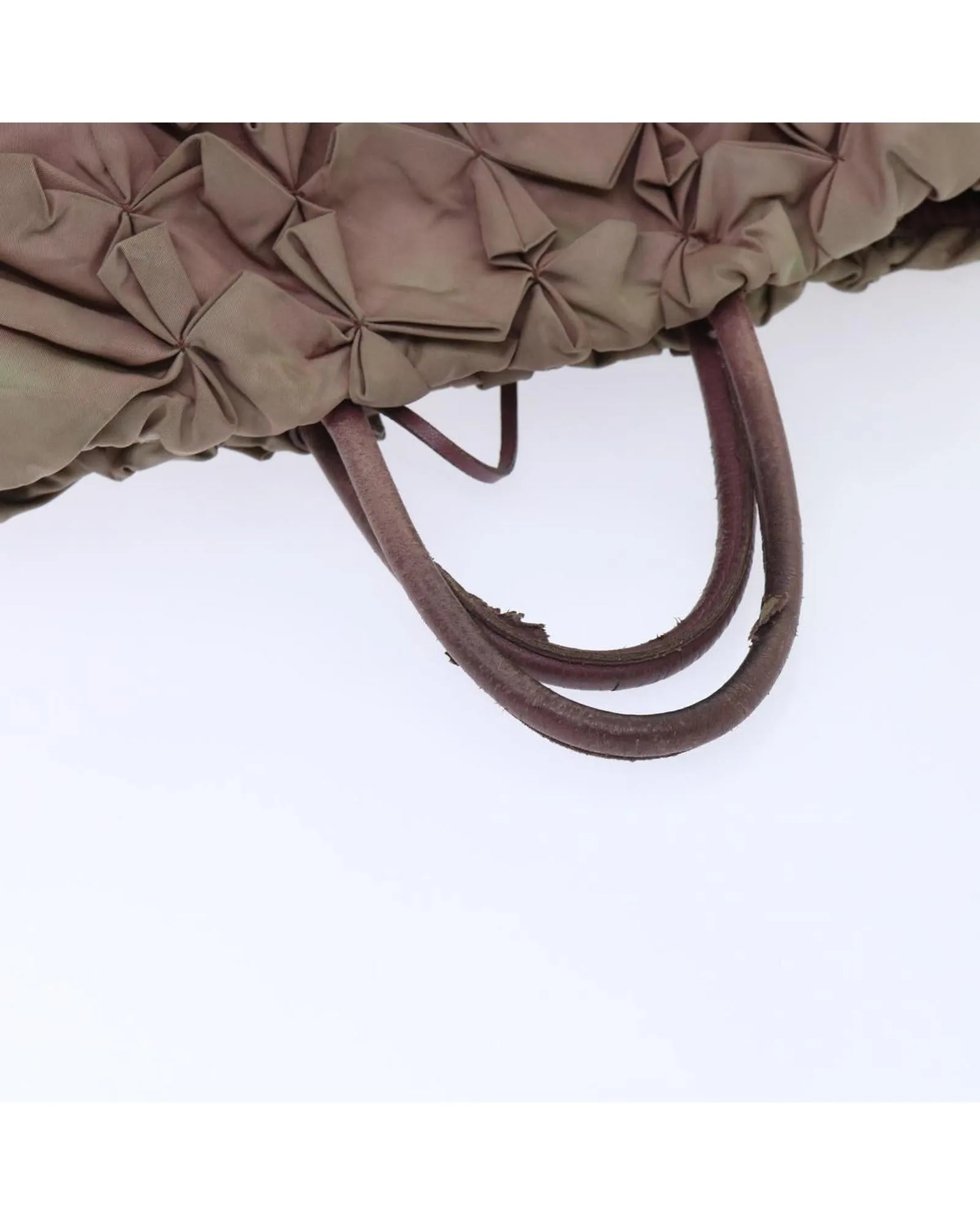 Nylon Hand Bag in Pink