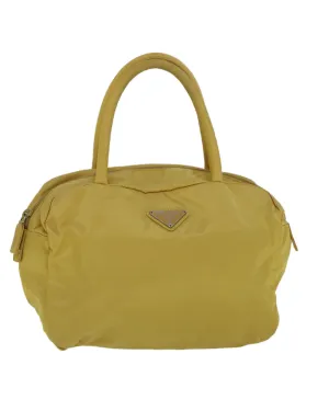 Nylon Yellow Hand Bag by Prada