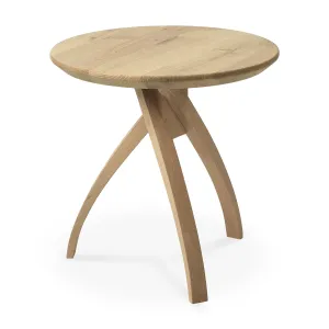 Oak Twist Side Table