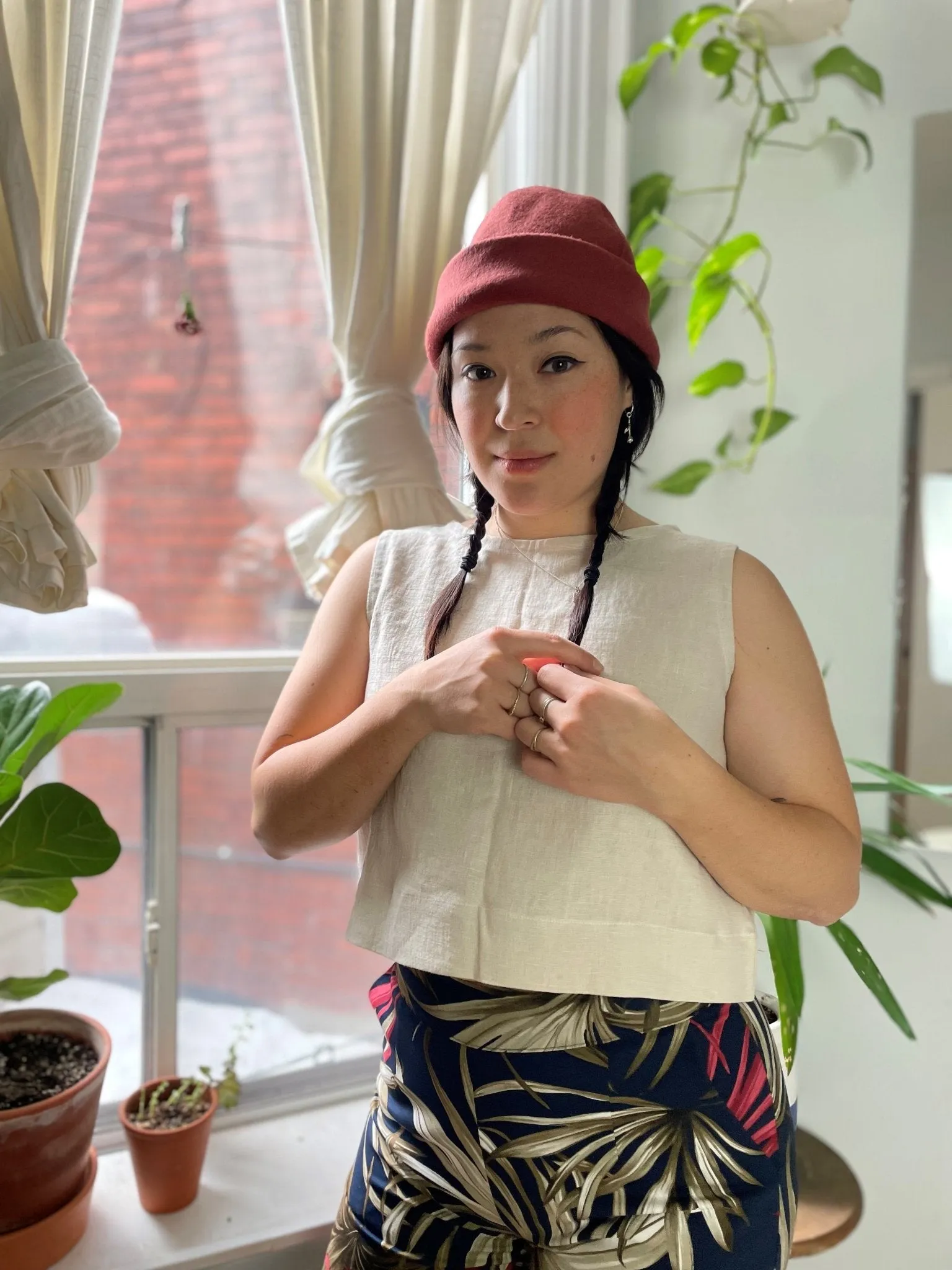 Odeyalo Soleil Hat - Brick (In Store)