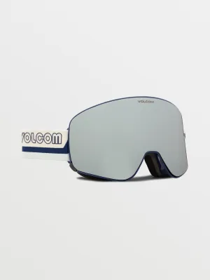 Odyssey Goggle with Bonus Lens - Off White Sky / Silver Chrome