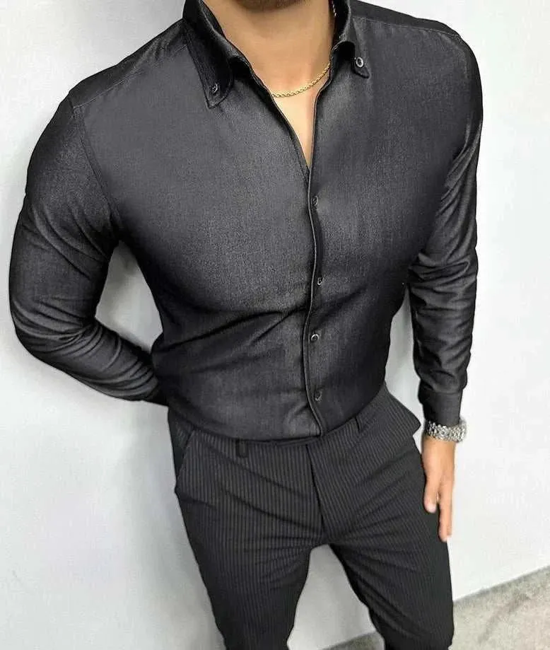 Office outfit suit long sleeve shirt
