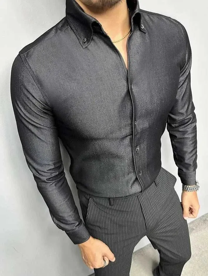 Office outfit suit long sleeve shirt
