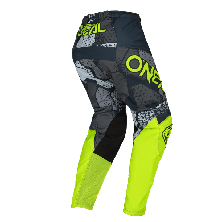 O'Neal Element Camo Pant Gray/Neon Yellow
