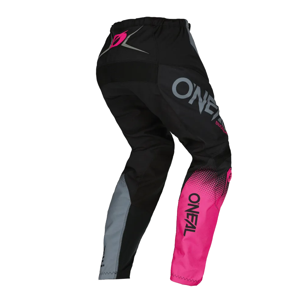 O'Neal Girls Element Youth Racewear Pant Black/Gray/Pink