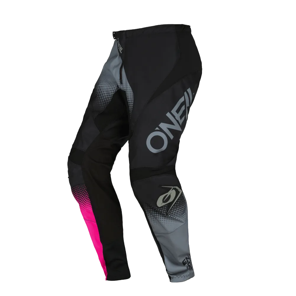 O'Neal Girls Element Youth Racewear Pant Black/Gray/Pink