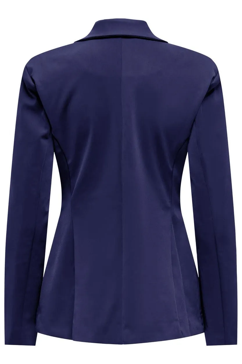 Onlpeach-travel L/s Fit Blazer Tlr - Navy