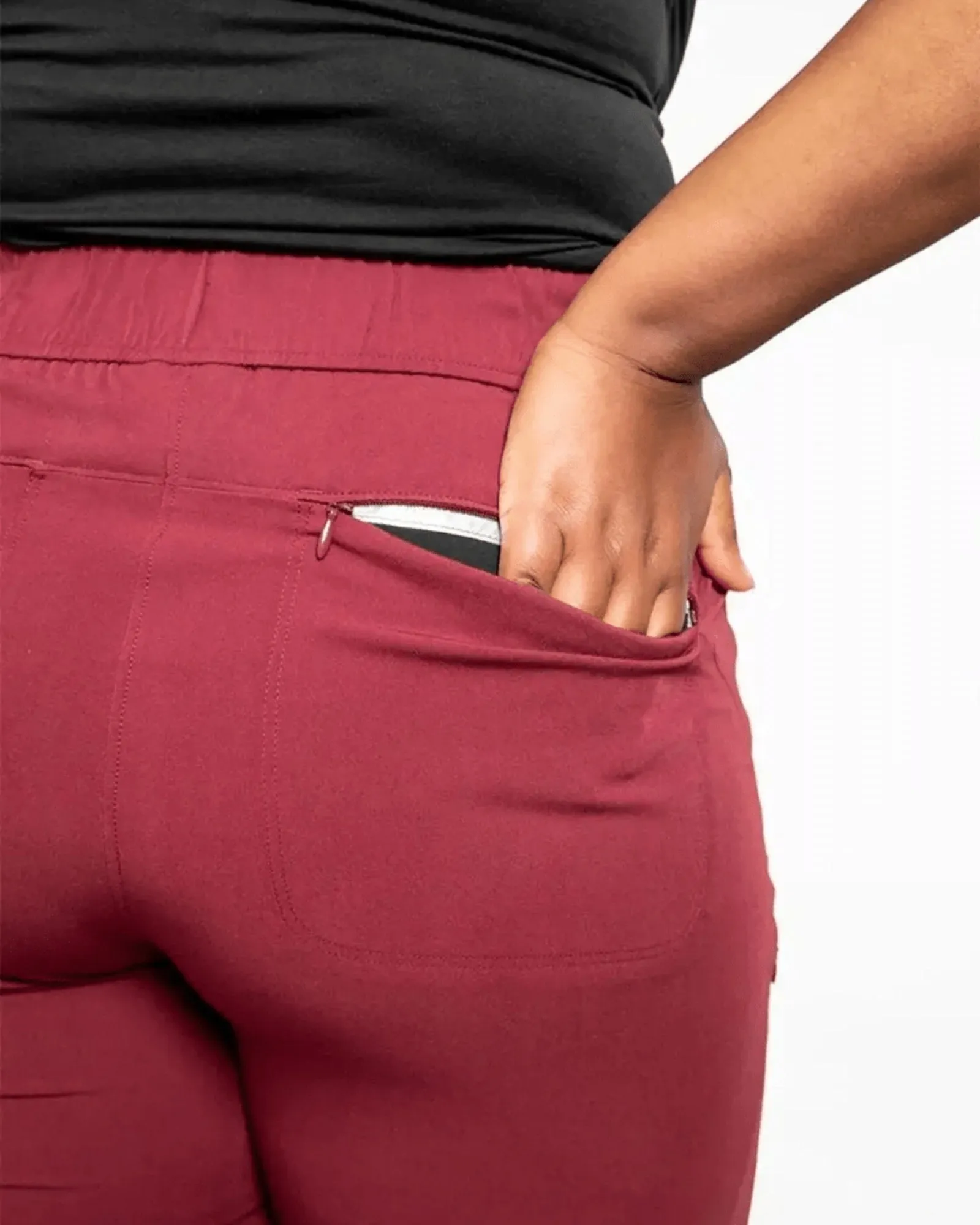 open air pant (28") | merlot