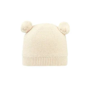 Organic Beanie Snowy | Feather