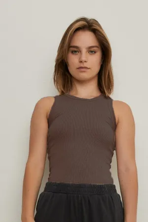 ORGANIC COTTON RIB TANK TOP