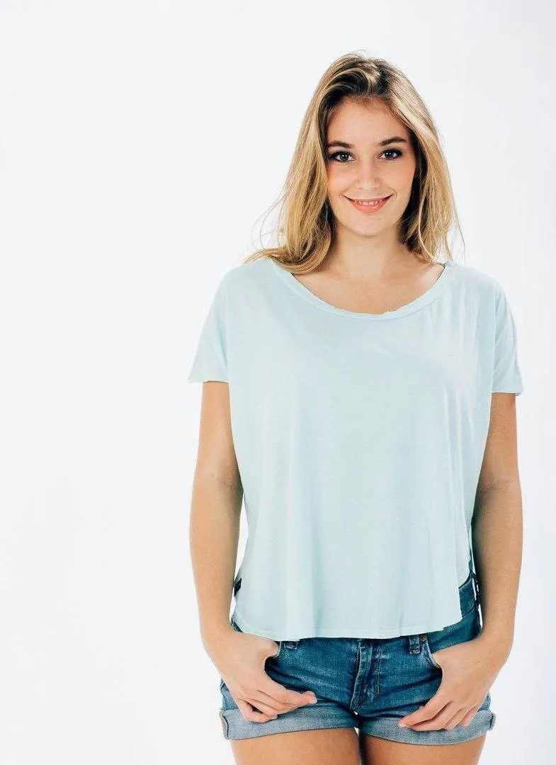 Organic Cotton Split Tee