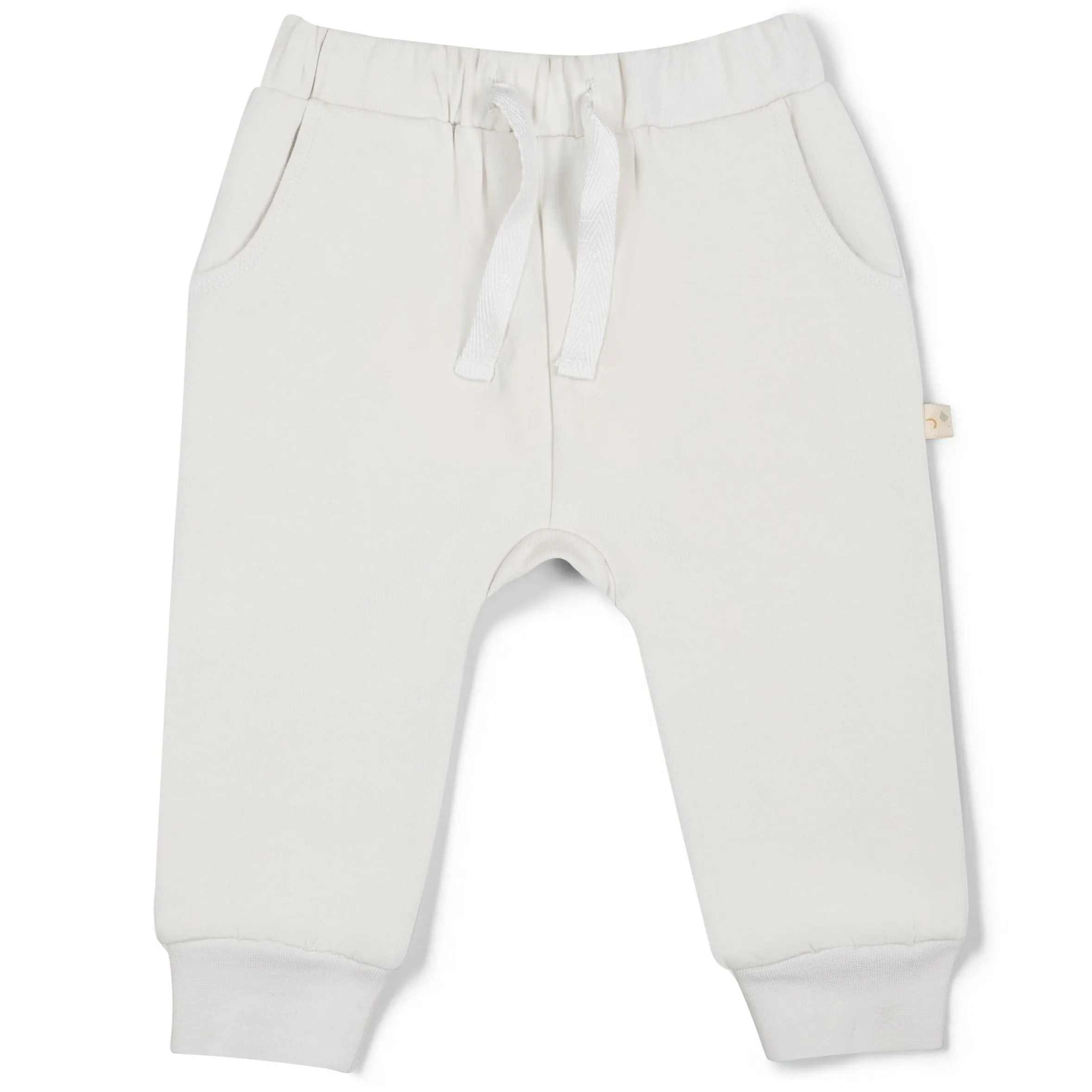 Organic Fleece Jogger Pants - Natural