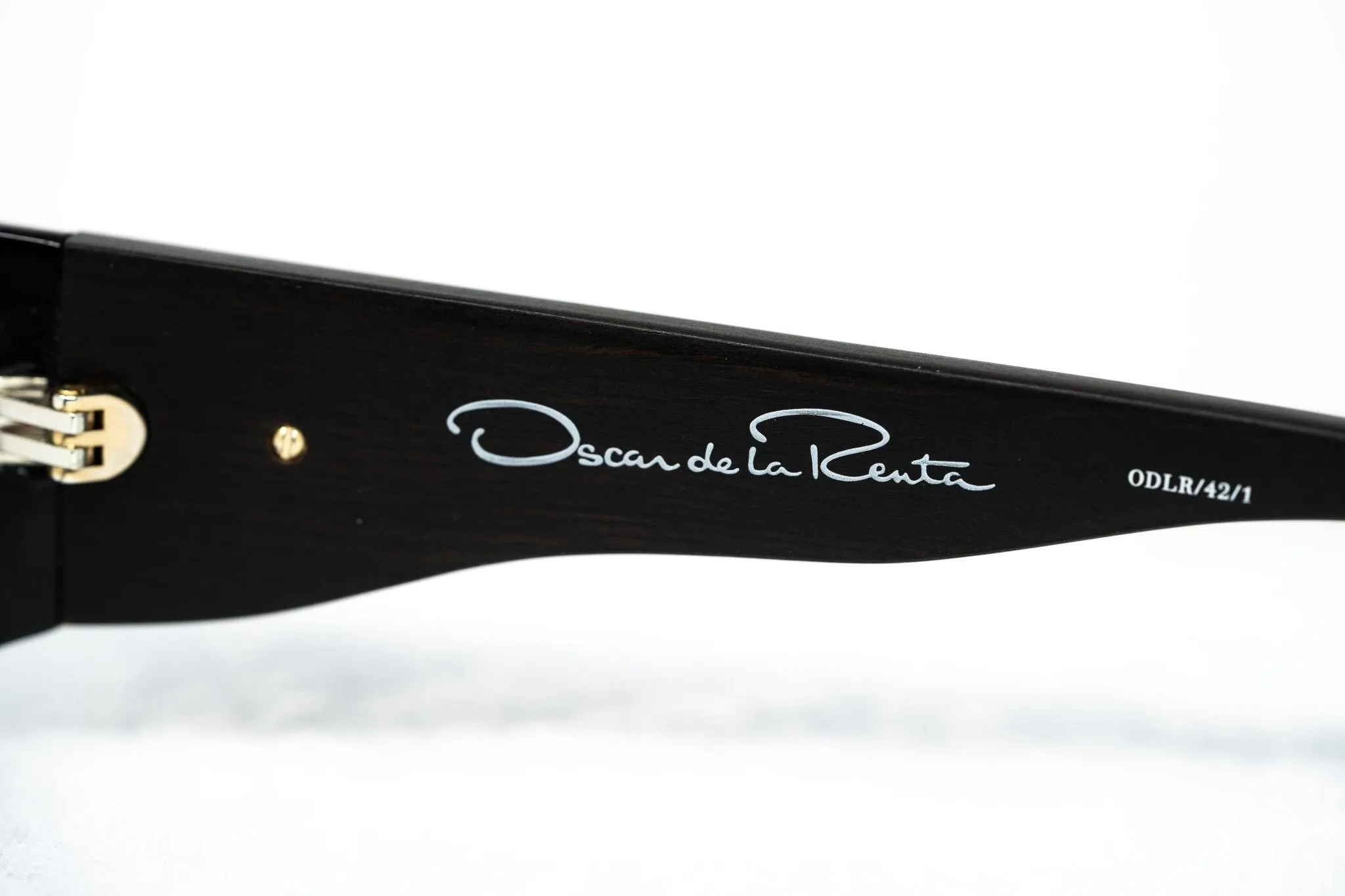Oscar De La Renta Eyeglasses Rectangle Black and Clear