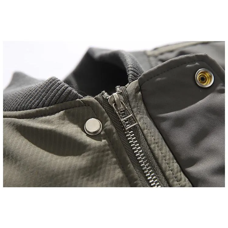 Outdoor Loose Fit Thickened Bomber Puffer Jacket