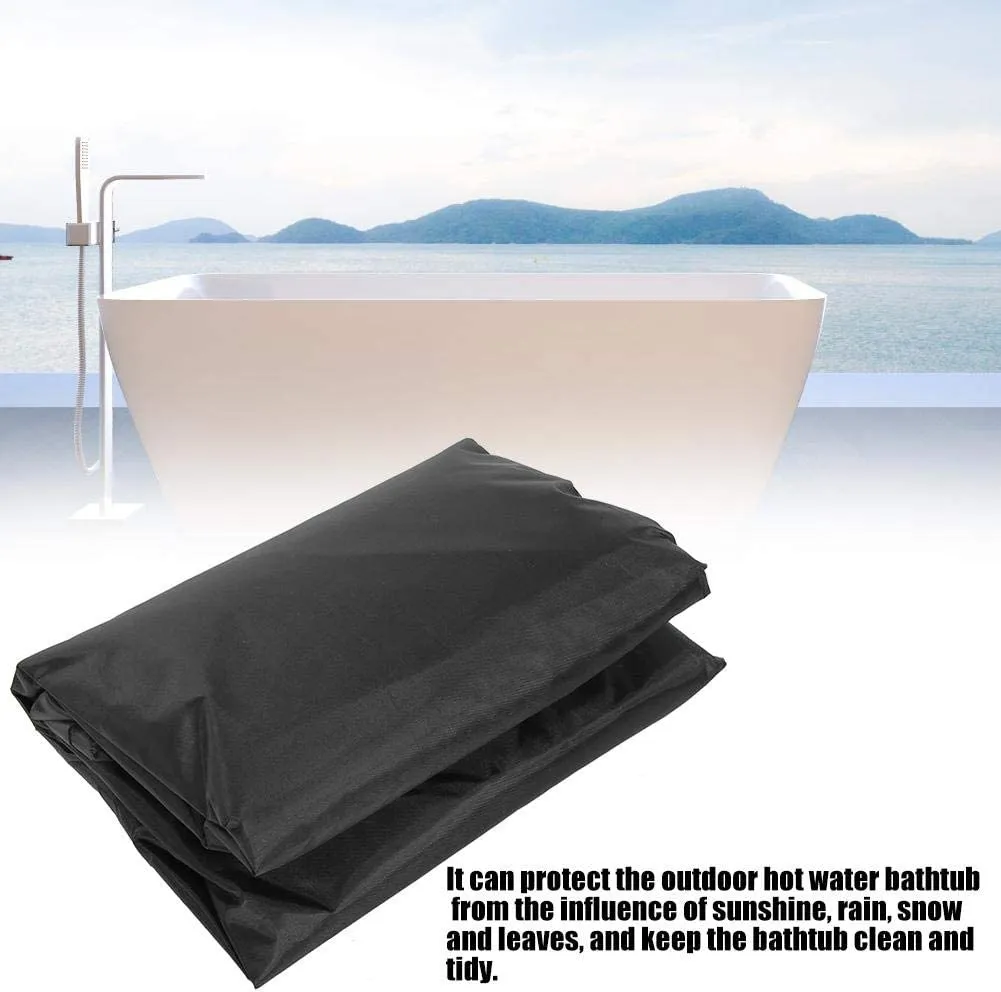 Outdoor Square Hot Tub SPA Cover Protector 218 X 218CM