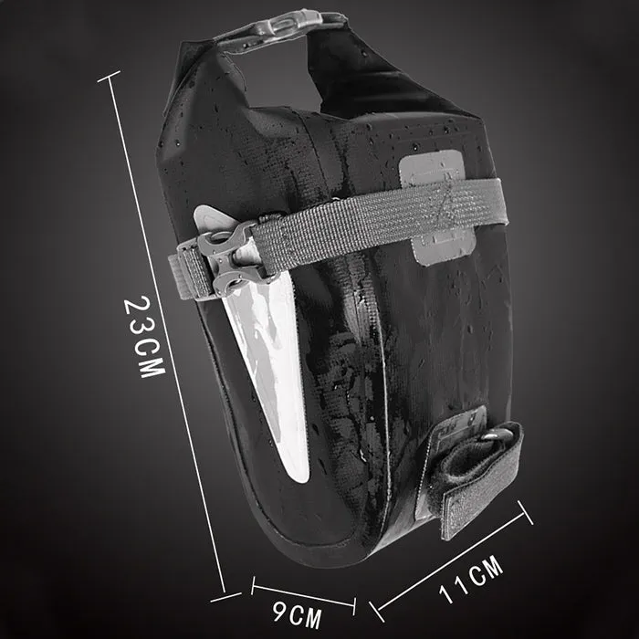 Outdoor Waterproof Multi-functional PVC Bag Tool Bag for Bicycle(Red)