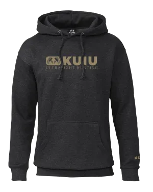 Outlet Block Logo Hoodie | Charcoal