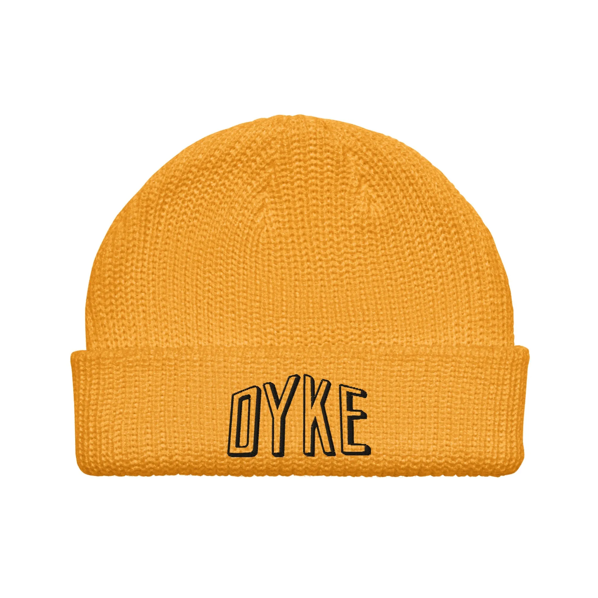 Outline Dyke Embroidered Fisherman Beanie