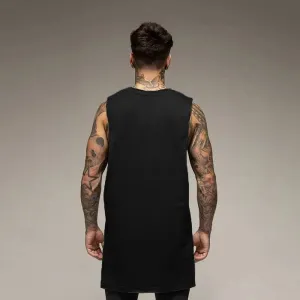 Oversize Cut Off Sleeveless Shirt
