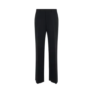 OW Embroidered Tailor Pant in Black