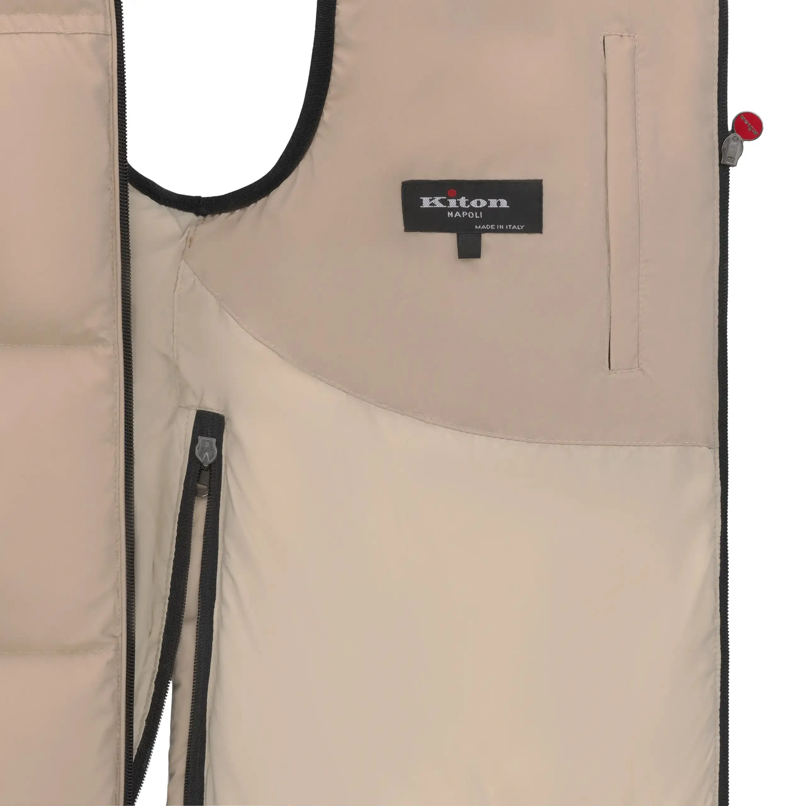 Padded Bodywarmer in Beige