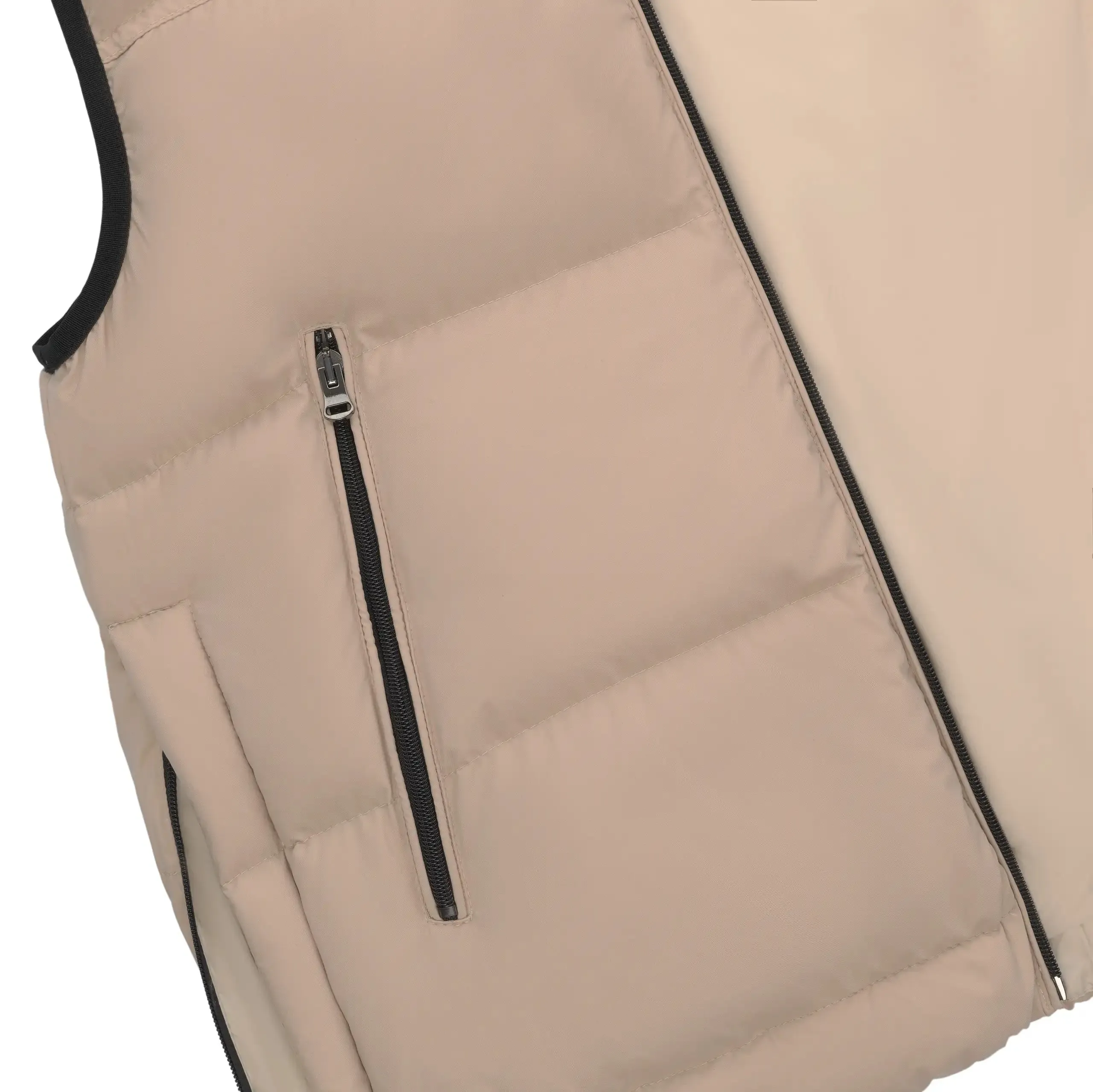 Padded Bodywarmer in Beige