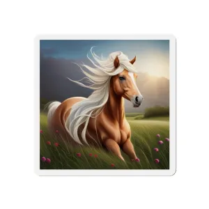 Palomino Horse Art Magnet 🐴🌼 Great Gifts for Horse Lovers