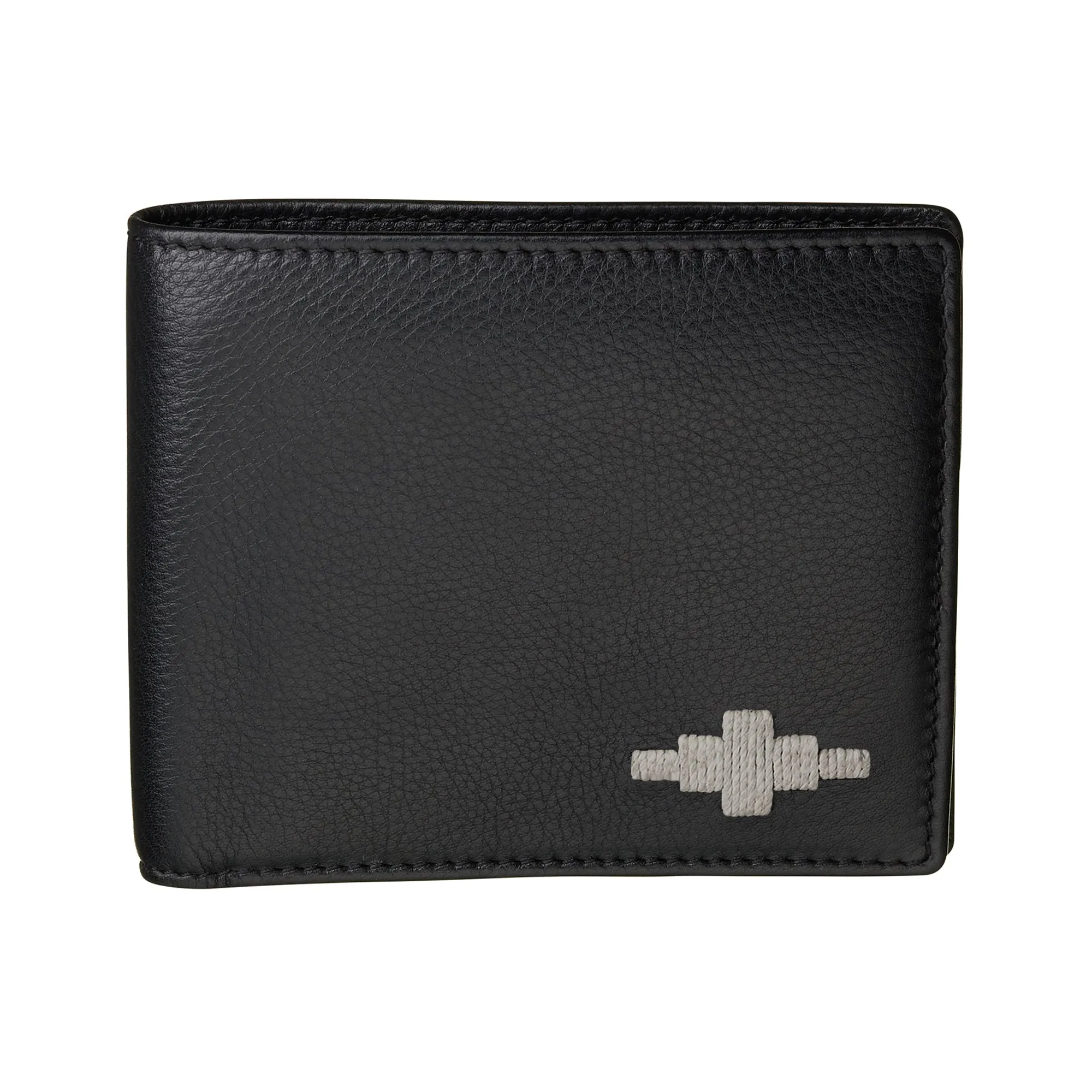 PAMPEANO Moneda Coin Wallet - Black Leather