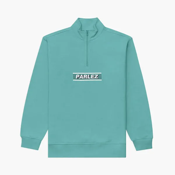 Parlez Salton 1/4 Zip - Dusty Aqua