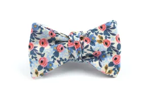 Parthenia Floral Butterfly Bow Tie