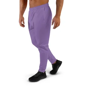 Pastel Purple Men's Joggers, Best Designer Colorful Premium Modern Sweatpants-Made in EU/MX