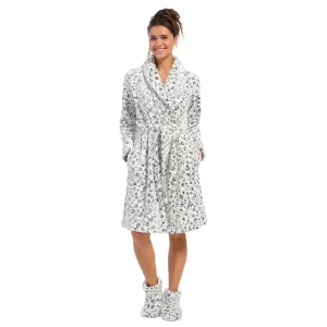 Pastunette Morning Gown | Snow Animal Print