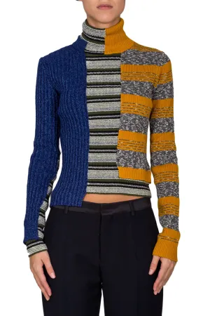 Patchwork Knit Swater