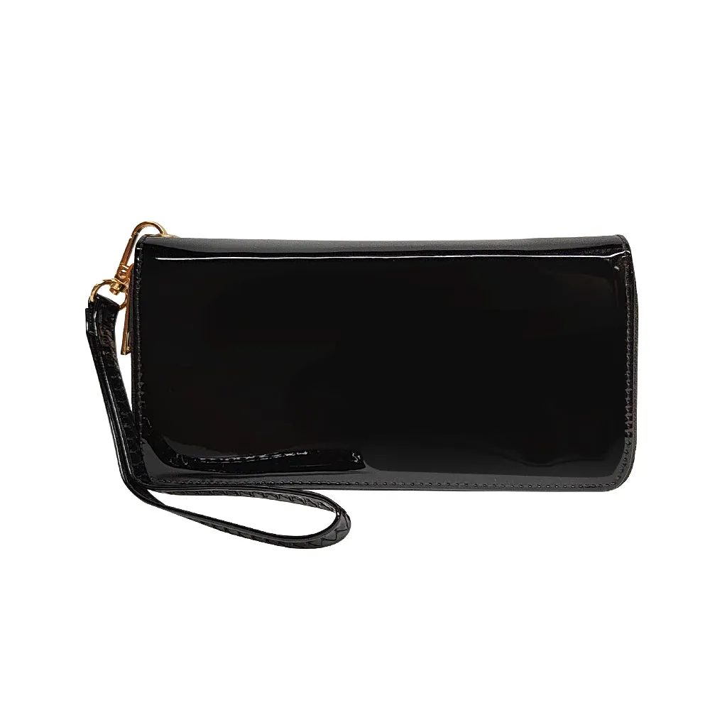 Patent Double Zip Around Wallet
