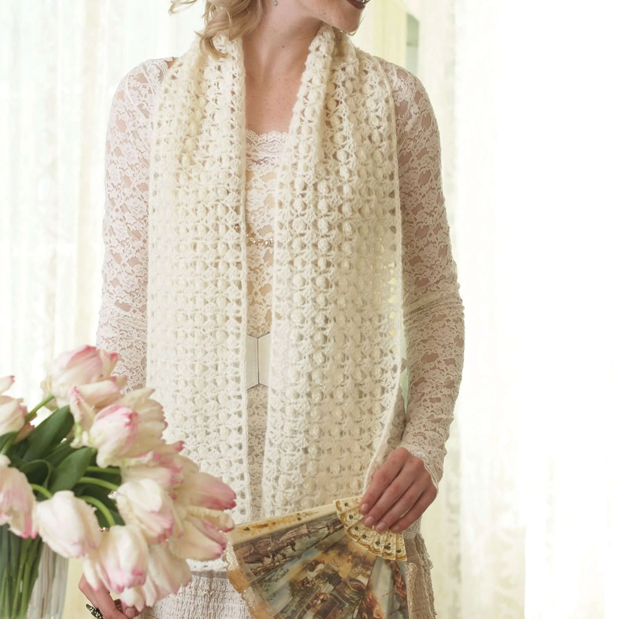 Patons Crochet Delicate Scarf