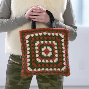 Patons Crochet Funky Felted Granny Bag