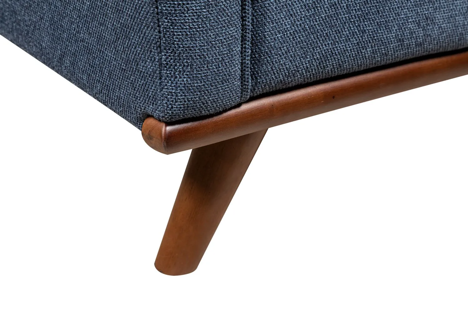 Patrice Linen-Look Sofa - Blue