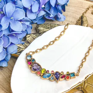 Patricia Locke Colorful Fete Mosaic Bar Necklace