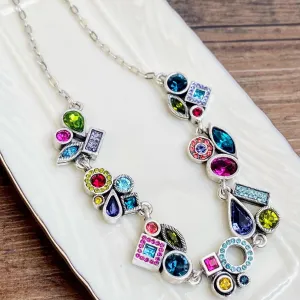Patricia Locke Colorful Pave Brick Road Necklace
