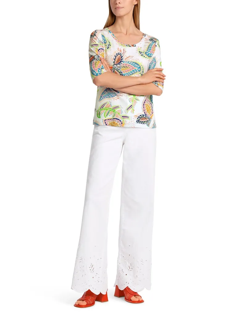 Pattern 3/4 Sleeve Top